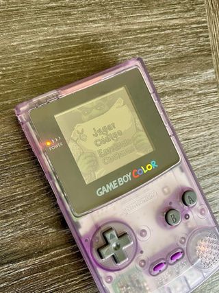 Nintendo Game Boy Color Morado Transparente