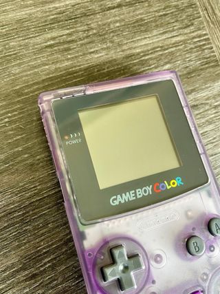 Nintendo Game Boy Color Morado Transparente
