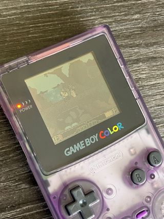 Nintendo Game Boy Color Morado Transparente