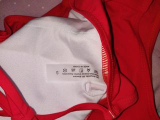 Bañador rojo talla S