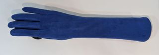 Guantes Antelina Largos Azul