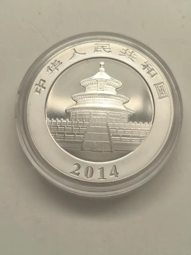 Onza Plata Panda 2014 10 Yuanes