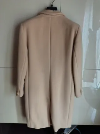 Cappotto Lana Versace Beige