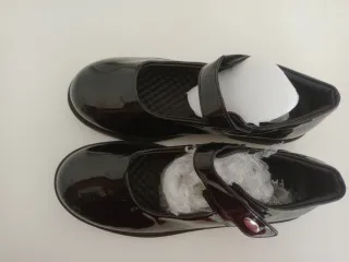 Zapatos charol negros