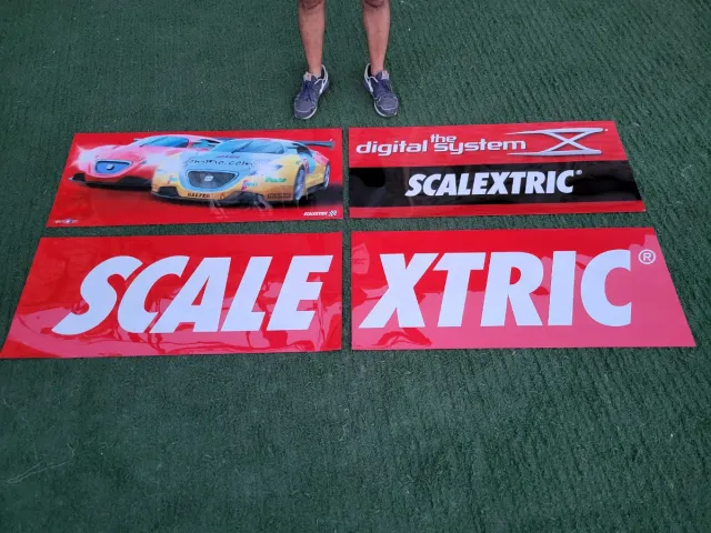 Escalextric Cartel Luminoso 4 Piezas