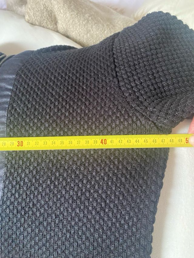 Chaqueta punto grueso CORTFIEL negra