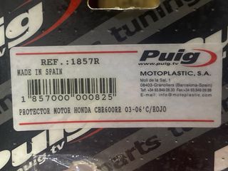 Protectores Motor Puig Honda CBR600RR Rojos