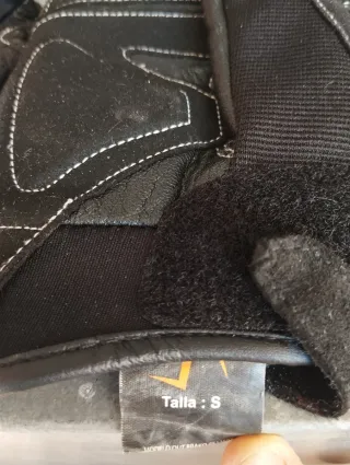 Guantes de Moto Negros Mujer talla S