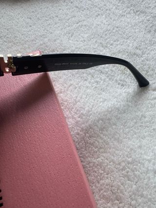 Occhiali da sole Miu Miu neri