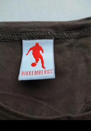 Camiseta Bikkembergs manga larga, lisa, futbol 90s