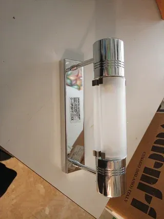 Lampada Valenti Monoparete Vetro Metallo