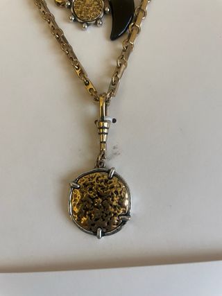 Collar triple monedas Zara