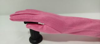 Guantes Largos Antelina Rosa