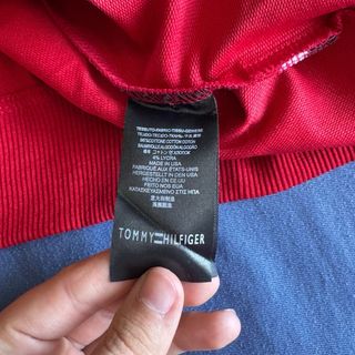 Felpa Tommy Hilfiger Rossa S nuova con cartellino