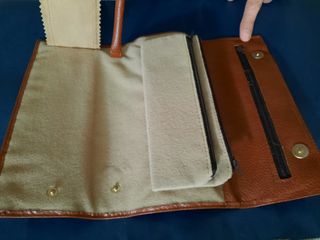 Joyero cartera de piel a estrenar ideal para viaje