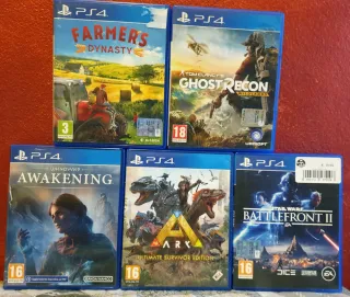 Giochi PS4: Farmers Dynasty, Ghost Recon, Ark, Bat