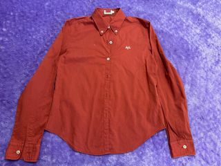 Camisa Mujer Thomas Burberry Talla XS Roja