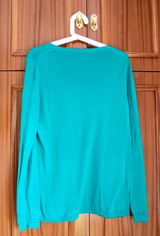 Jersey Massimo Dutti Teal Talla M