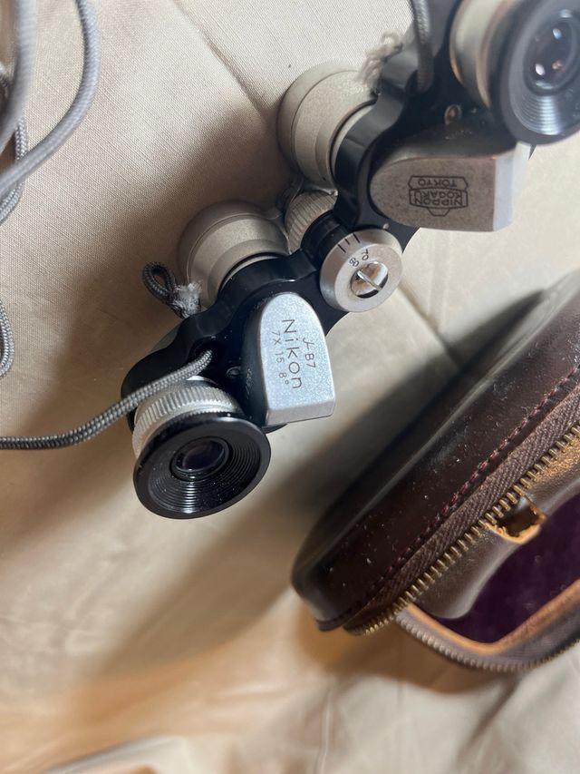 Prismáticos Vintage Nikon 7x15 Japón + Funda