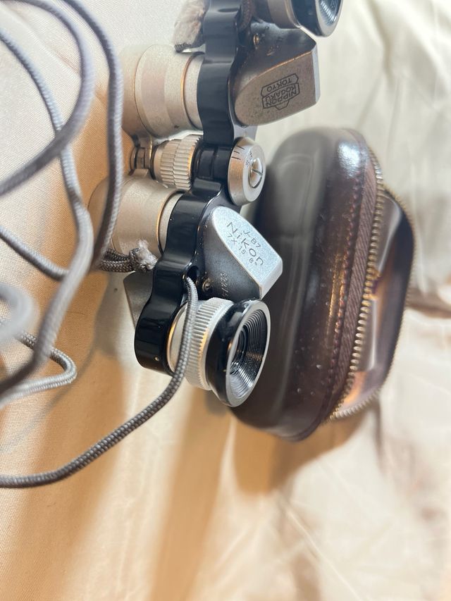 Prismáticos Vintage Nikon 7x15 Japón + Funda