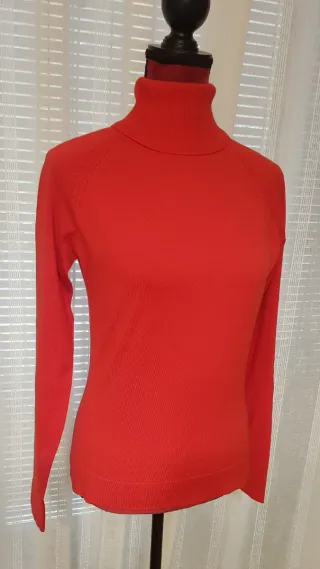 Jersey KA cuello vuelto rojo