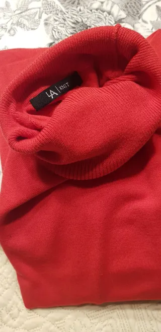 Jersey KA cuello vuelto rojo