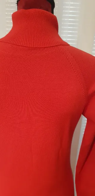Jersey KA cuello vuelto rojo