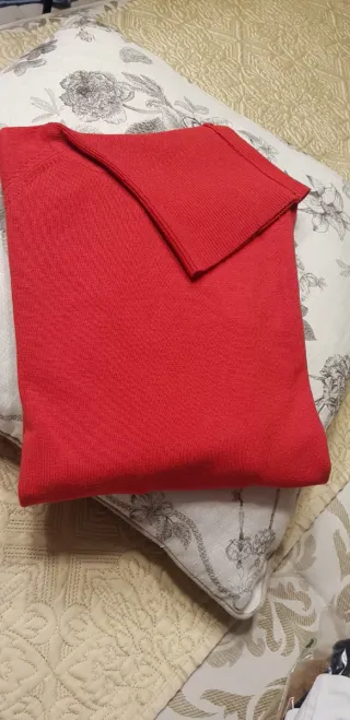 Jersey KA cuello vuelto rojo