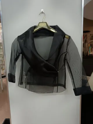 Elegante Chaqueta Negra Vestir
