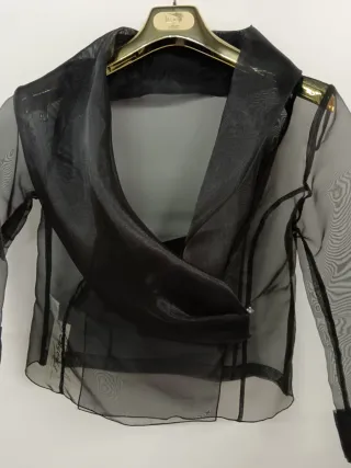Elegante Chaqueta Negra Vestir