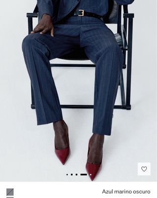 Pantalón rayas diplomática Mango T32
