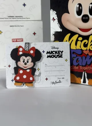 PopMart Disney Minnie Mickey Family Keychain