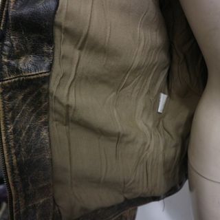 GIACCA PELLE VINTAGE ANNI 90 