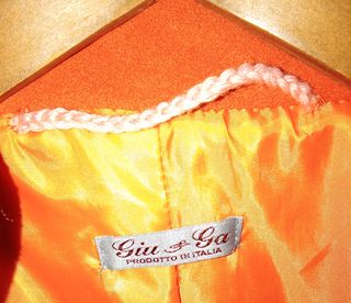 Cappotto donna arancione