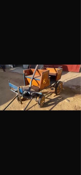 Carro de 4 ruedas para poni