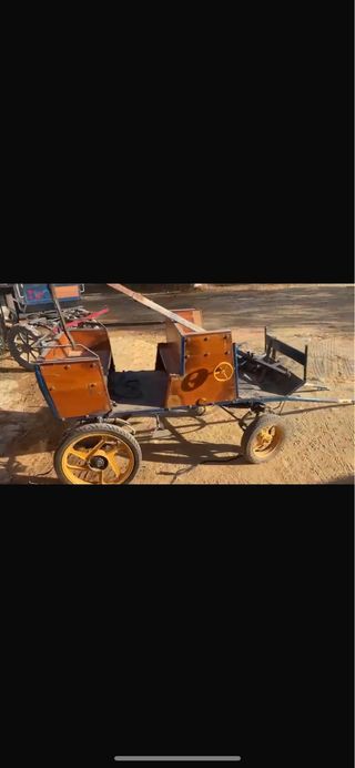 Carro de 4 ruedas para poni