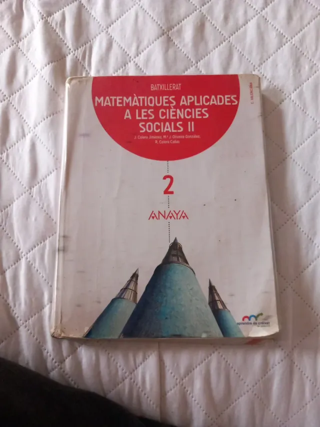 Matemàtiques aplicades a les ciències socials II.