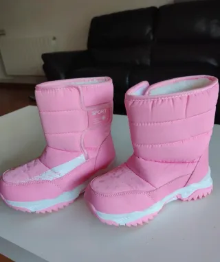 Botas de nieve para niña color rosa