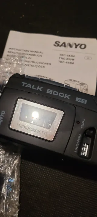 Grabadora Sanyo TRC-655M Talk Book
