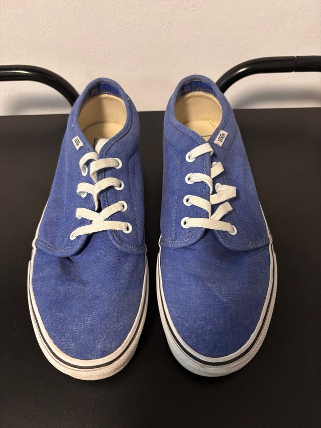 Vans Vulcanized Azul y Blanco