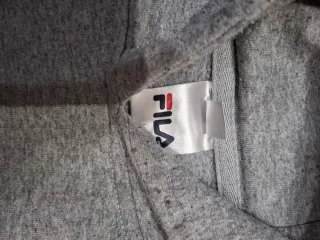 Felpa Fila con cappuccio grigia,taglia L