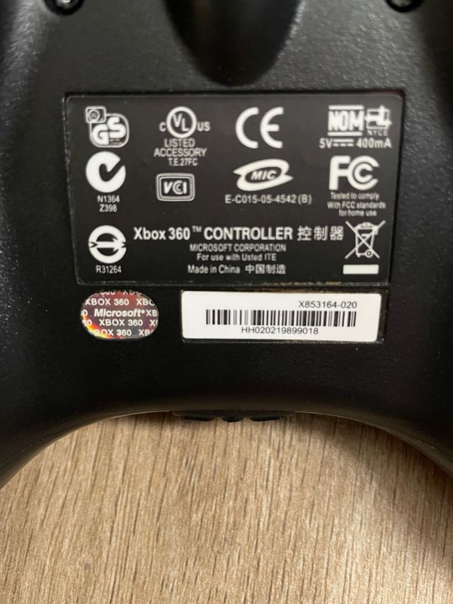 Mando Xbox 360 PC Negro