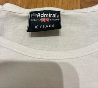 Maglietta bambina Admiral 10 anni