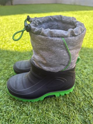 Botas Timberland grises y plateadas