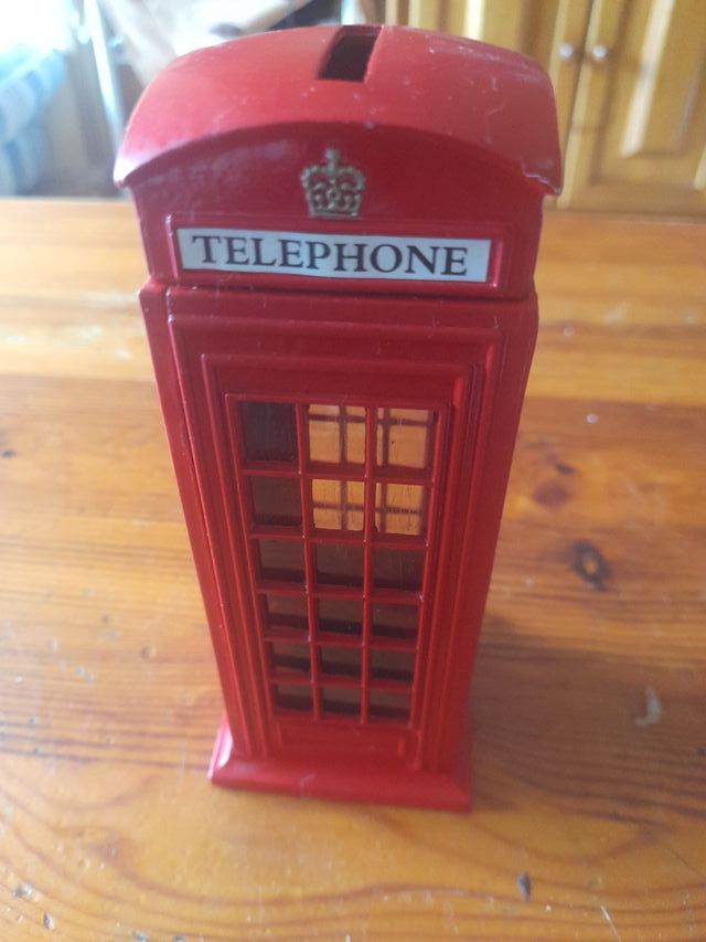 Hucha Cabina Telefónica Londres Roja