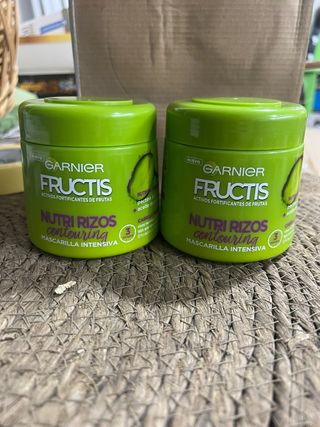 Garnier Fructis Nutri Rizos Mascarilla 2 uds