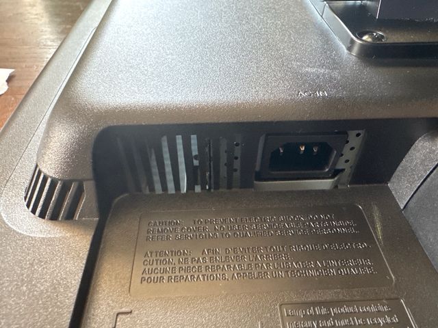 Monitor LG 19MB15T nero