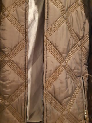 Chaqueta acolchada marrón