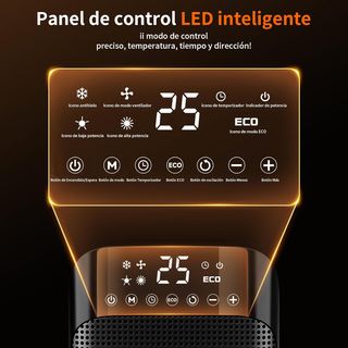 ✨ - Ventilador Calefactor Cerámico 1800W, Calentad