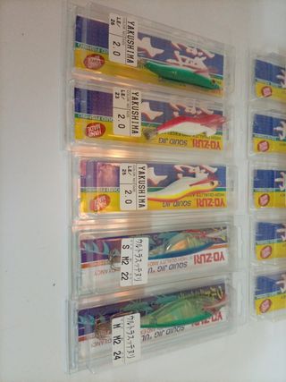 Lote 10 Poteras Squid Jig Yo-Zuri  pesca